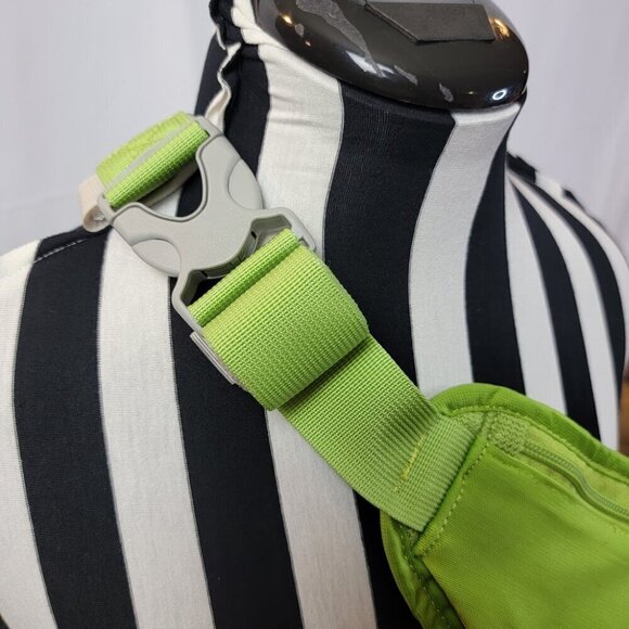 Nathan Hydration Waist Pak Pack Running 22oz Lime Green Triangle Hiking Fanny - Picture 4 of 6
